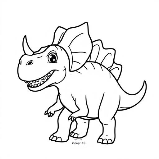 Carnotaurus disegno da colorare