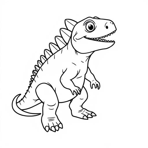 Iguanodonte disegno da colorare