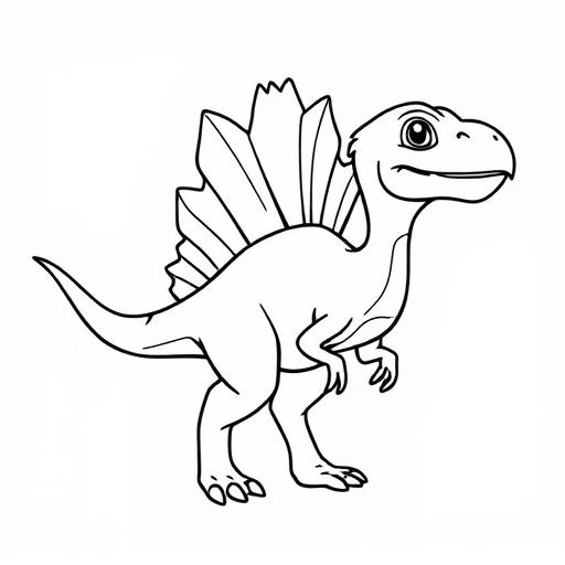 Oviraptor disegno da colorare