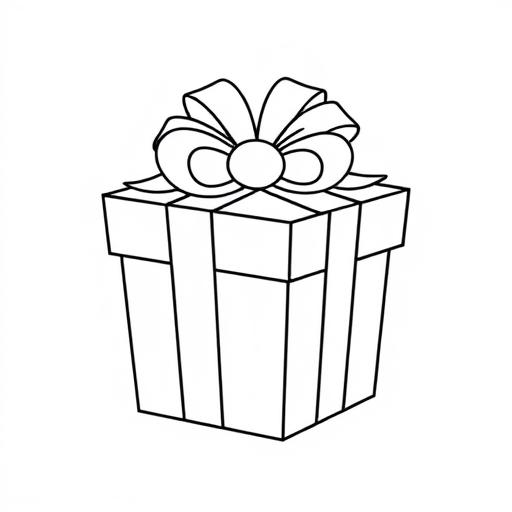 Regalo compleanno disegno da colorare