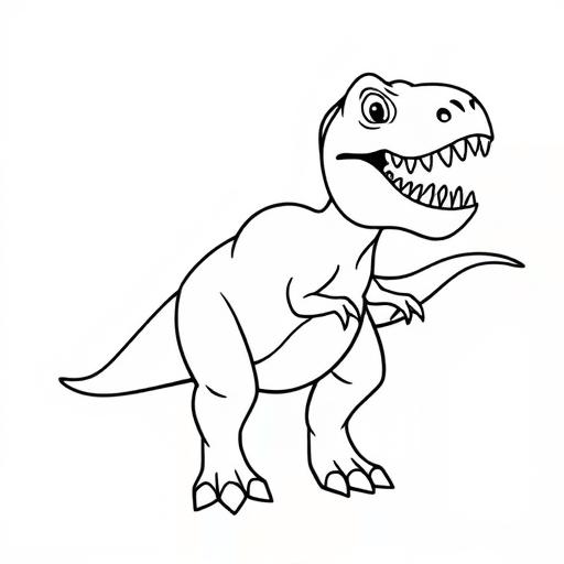 T-Rex da colorare