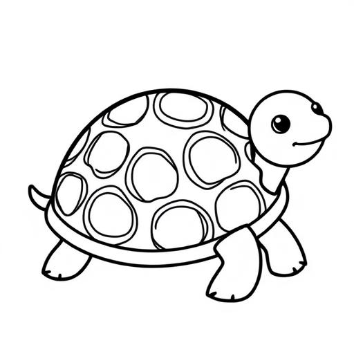 Tartaruga disegno da colorare