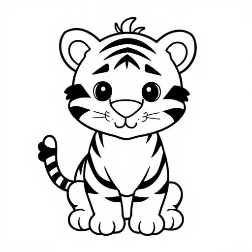 Tigre disegno da colorare